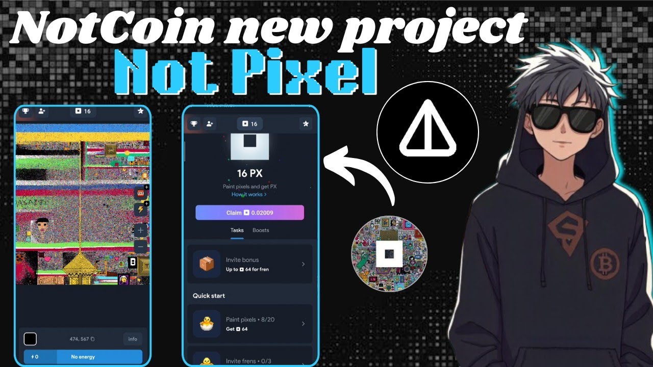 NotCoin Launch New Project Not Pixel | How To Use Not Pixel Airdrop