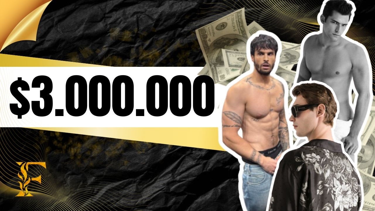 Los modelos masculinos que ganan MILLONES en 2026| Fashionable