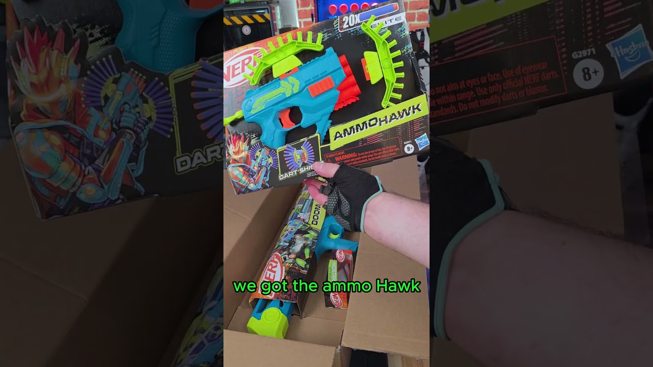 У меня появилась линейка бластеров Nerf Rebel Ops!