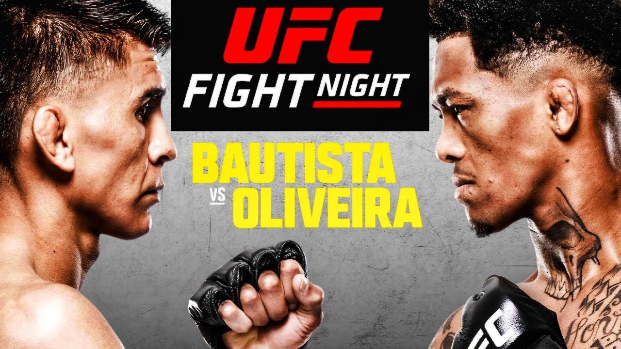 UFC FIGHT NIGHT LIVE STREAM FEBRUARY 8TH 2026 BAUTISTA VS OLIVEIRA FAN REACTIONS