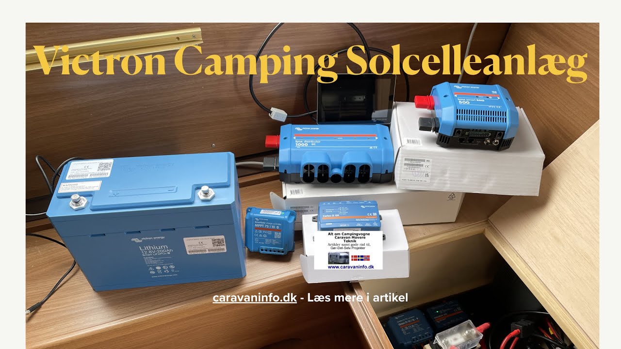 Victron Camping Solcelleanlæg