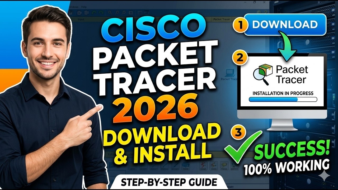 How to Download & Install Cisco Packet Tracer 9.0 Free (2026) - Step by Step for Windows