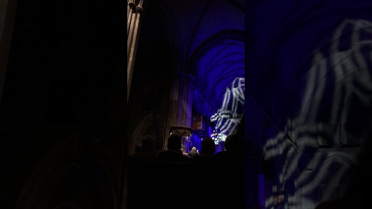 Stephen Rea 💝 read Seamus Heaney’s ‘The Given Note’ from pulpit St Patrick’s Cathedral / bad quality