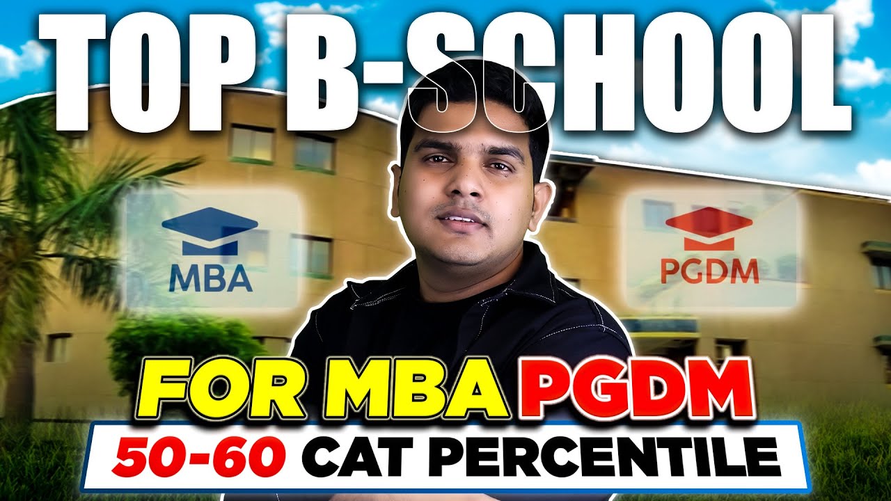 Top MBA Colleges Under 50 to 60 CAT Percentile ✅ | Low CAT Percentile Best MBA Colleges 🤔 #mba