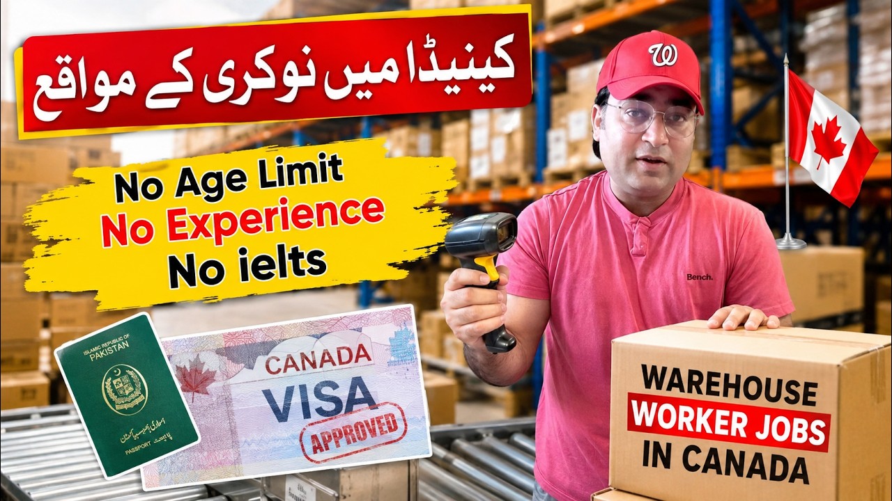 Canada Hiring Warehouse Jobs 2026 | No Experience Required