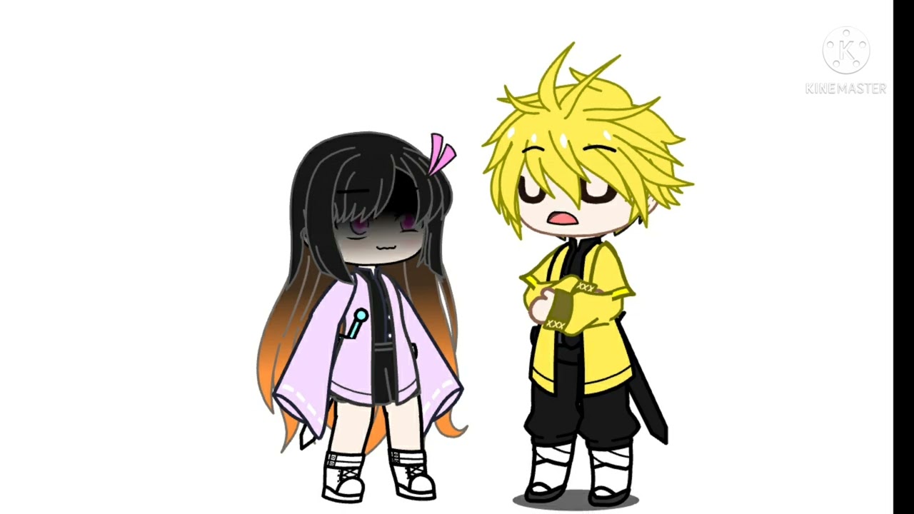 tiny and upset meme ft.human nezuko and zenitsu ||zenzuko||