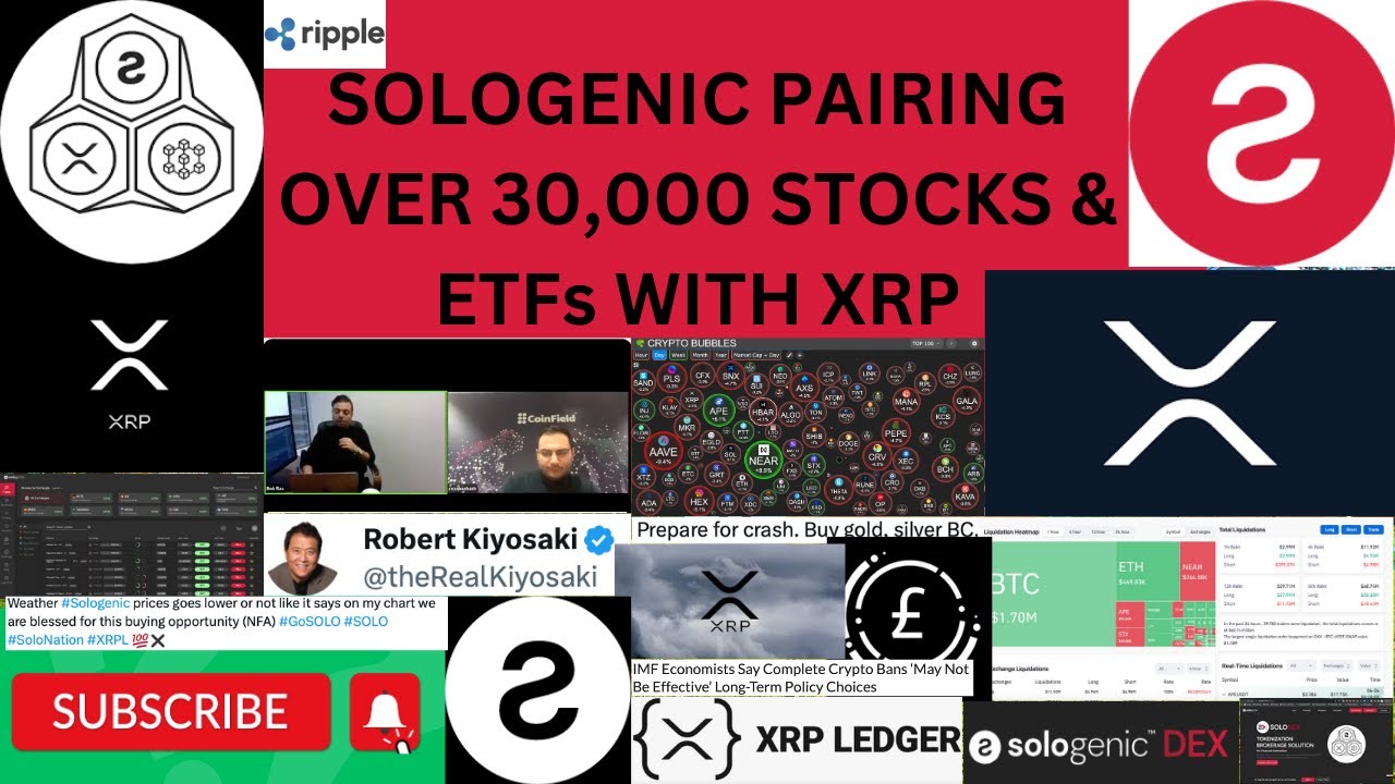 Sologenic Pairing over 30,000 Stocks & ETFs With XRP SOLO Mass Adoption (Re-uploaded from 2023)