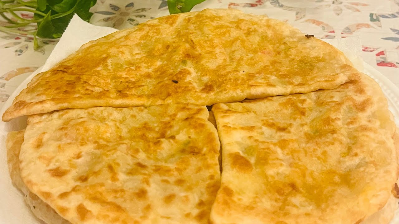 Easy Pumpkin Flatbread/ بولانی کدو حلوایی 