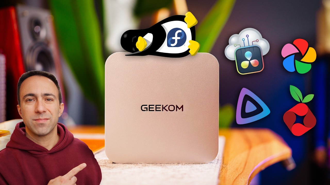 Ho TRASFORMATO un MINI PC in un SERVER LINUX 🐧 con FEDORA! | Geekom A7 Max