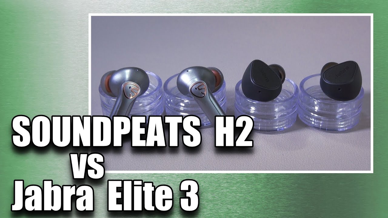 [SOUNDPEATS H2 против Jabra Elite3] Сравнение качества звука и тест микрофона
