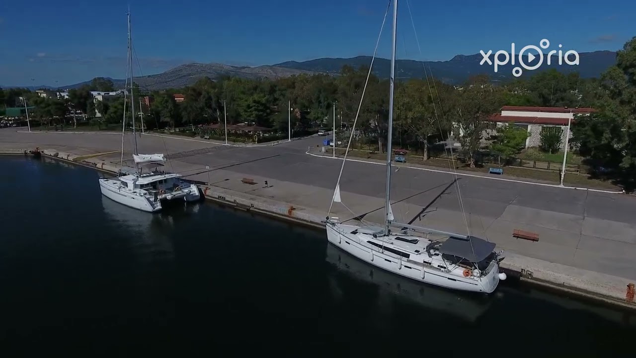 Messolonghi Harbour, Mesolongi, Peloponnese, West Greece and Ionian Sea Administration, Greece