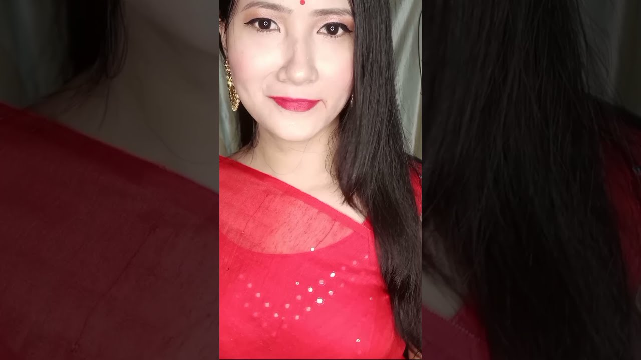 ashtami makeup look #shorts #ashtami #ashtamimakeup