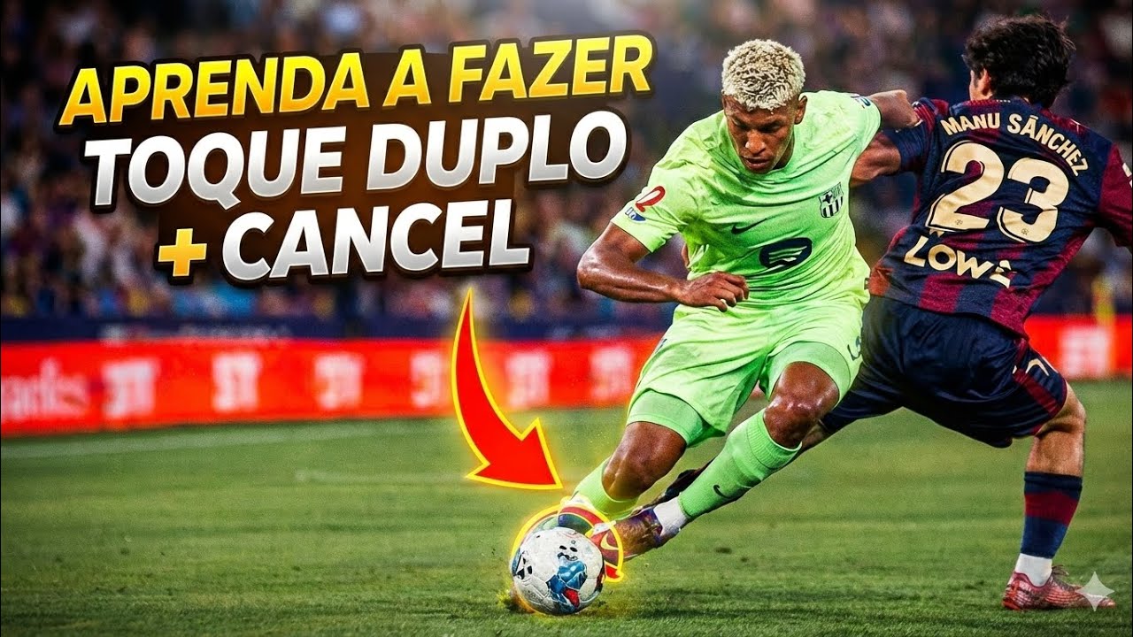 APRENDA A FAZER O TOQUE DUPLO + CANCEL NO EFOOTBALL MOBILE | TUTORIAL 