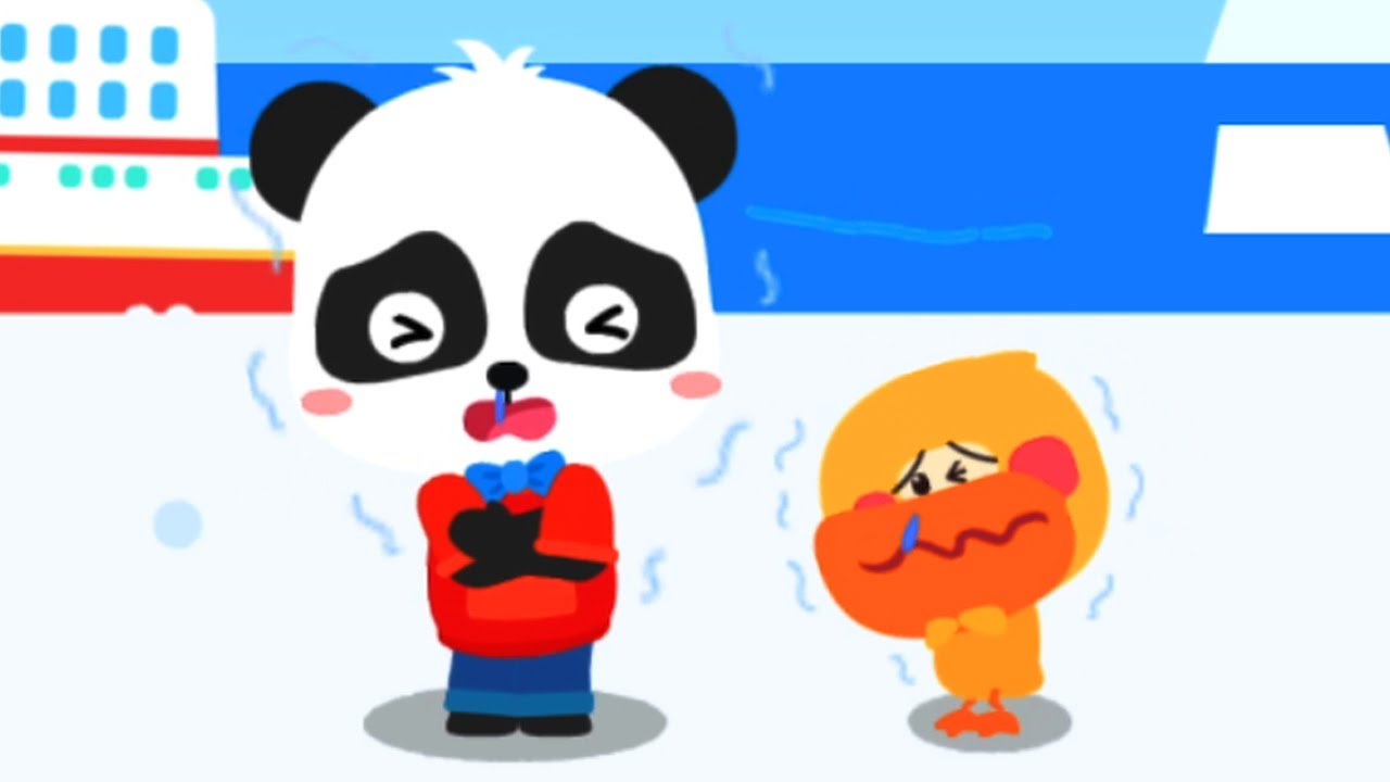 Little Panda's Learning Academy #30 - Join Kiki & Quacky to Explore Antarctica - Babybus Games