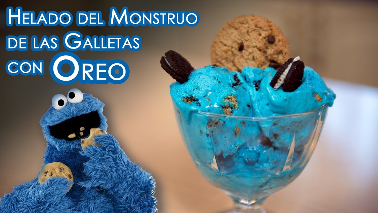 Helado del Monstruo de las Galletas con Oreos