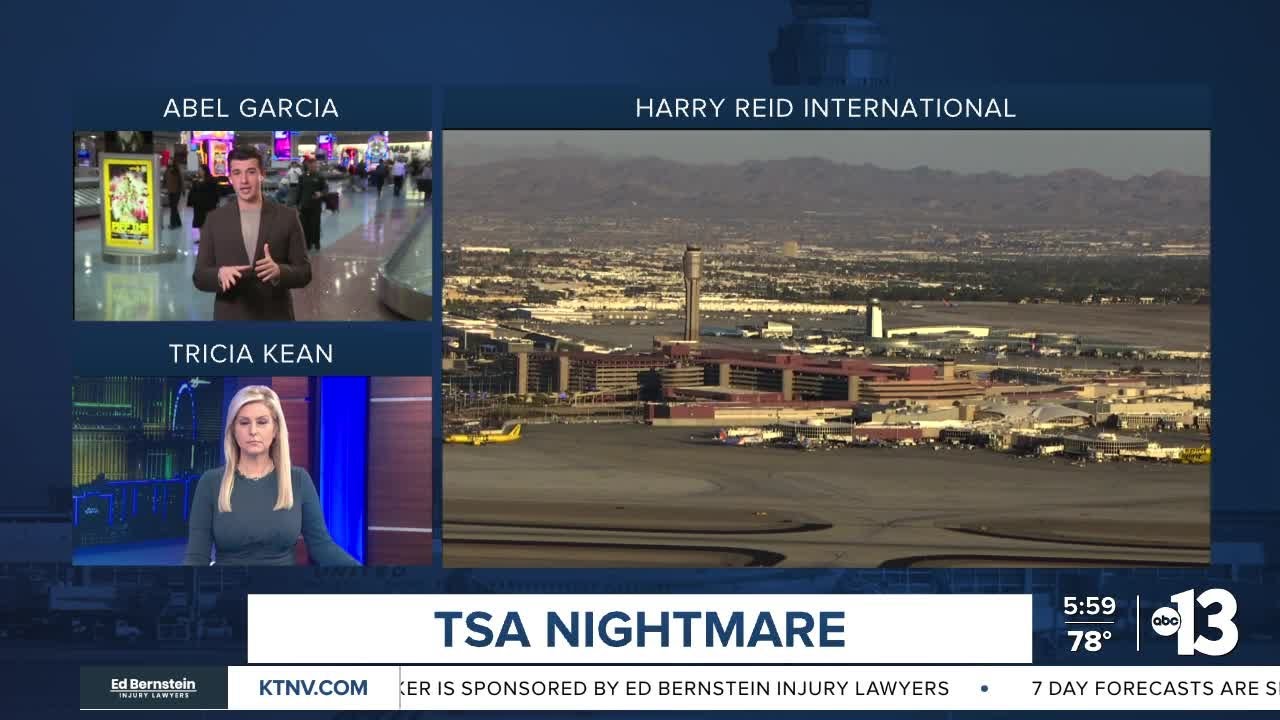 Shutdown strains TSA staffing as Las Vegas heads into spring break travel season