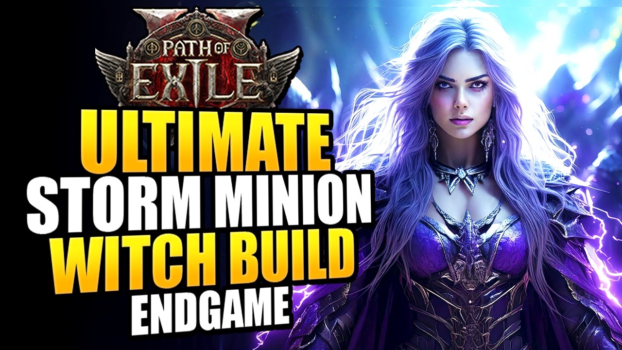 Path of Exile 2 Ultimate Minion Witch Endgame Build - 20 Storm Mages MELT Everything