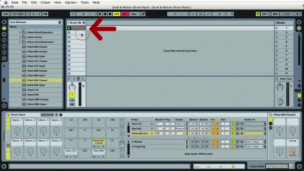 Drum Racks Sends & Returns-Part 2
