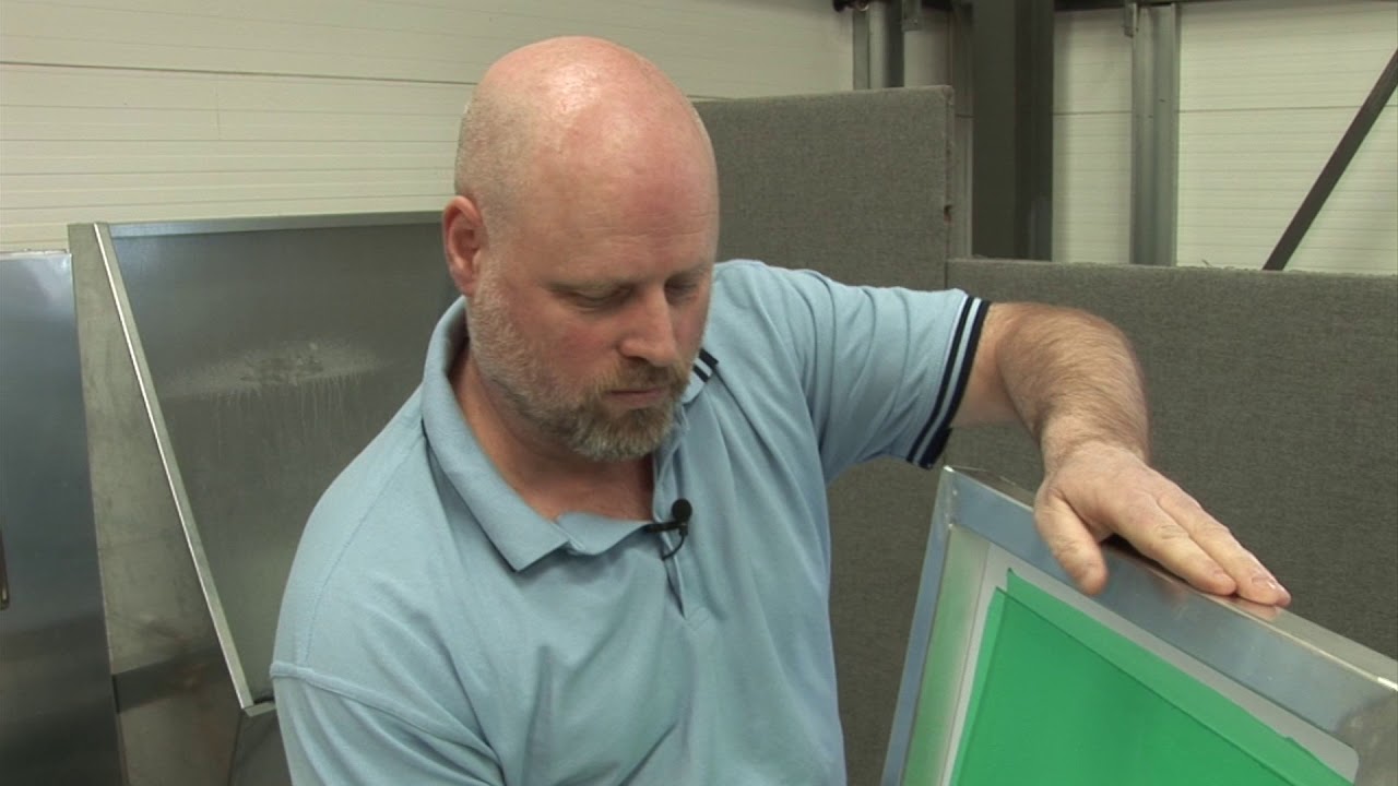 Screen Printing Tips: How to Coat a Screen using a Scoop Coater and Emulsion