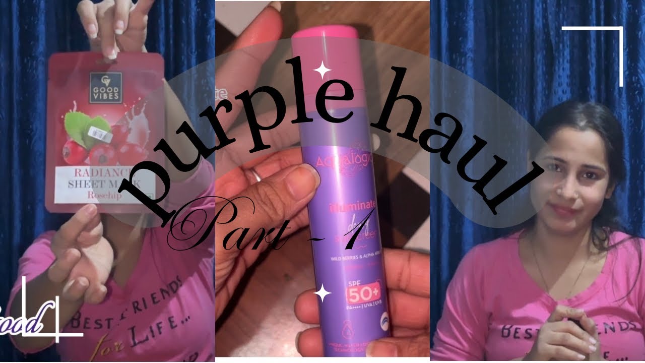 Purple Beauty Haul 💜✨ | Products I Ordered + Honest Review | 