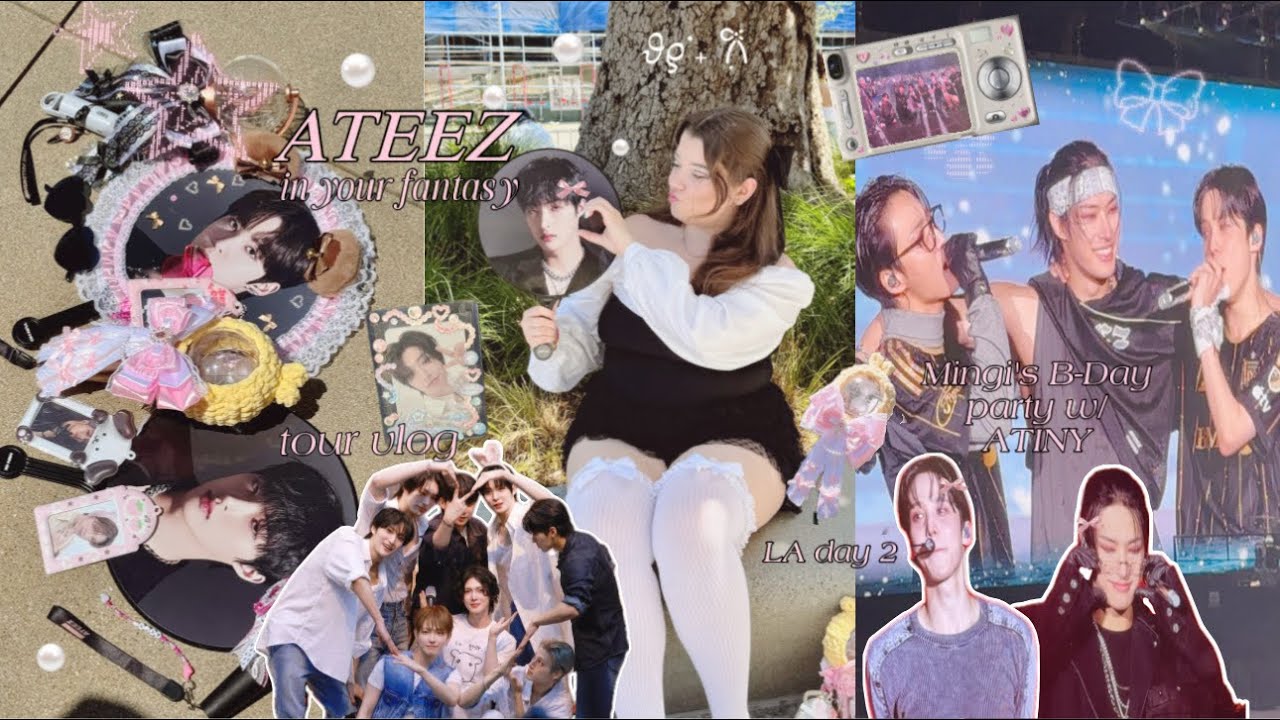 ATEEZ CONCERT VLOG | In Your Fantasy Tour in LA Day 2 🎀💗