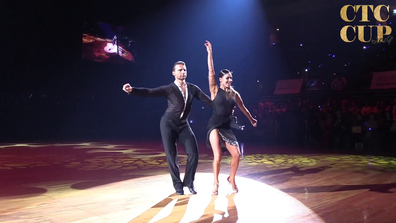 2019 CTC CUP  professional latin Final Solo -  Dorin Frecautanu & Marina Sergeeva Moldova