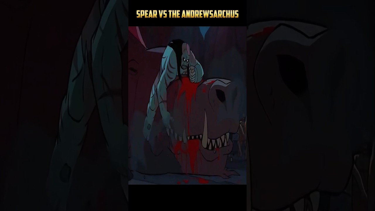 Spear Vs The Andrewsarchus 😱 Primal S 3 Ep 6 #adultswimeurope #primal #zombie