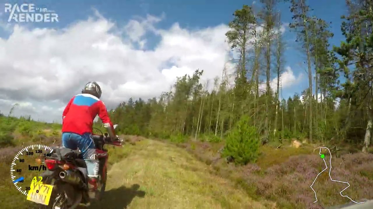 Ryedale Rally 2024 on a KTM 950 - Day 1 test
