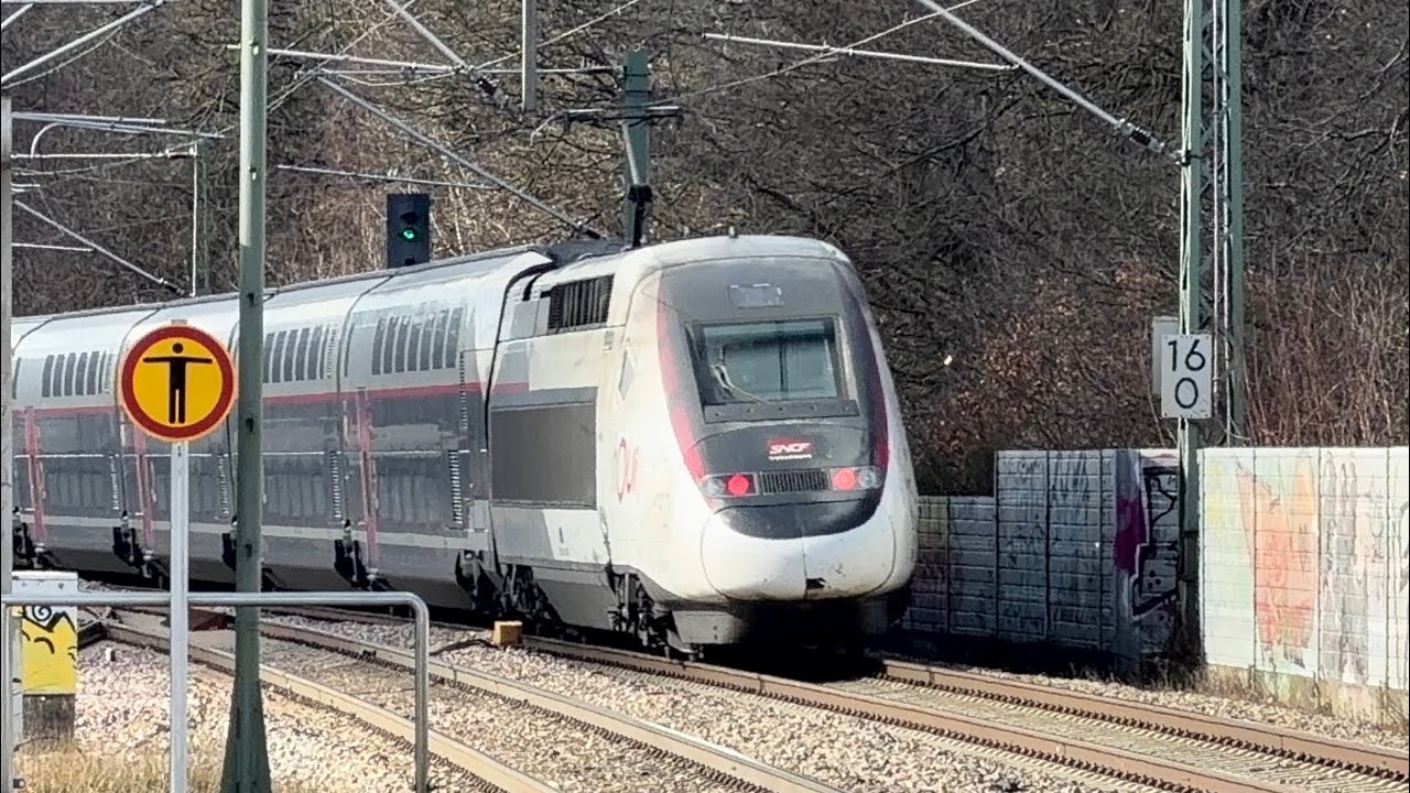 [4K] Umleitung mit TGV und ICE Züge in Saarbrücken Hbf/Kirkel Bahnhof/ Rohrbach(Saar)