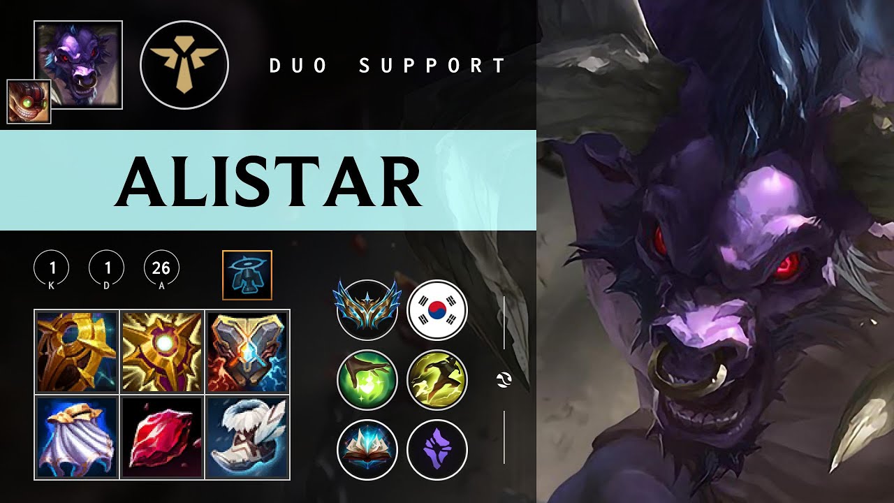 Alistar Support vs Poppy - KR Challenger Patch 26.02