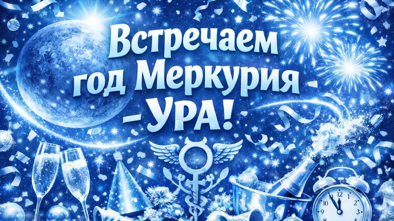 Встречаем год МЕРКУРИЯ!!!!!!! Ура 🥳