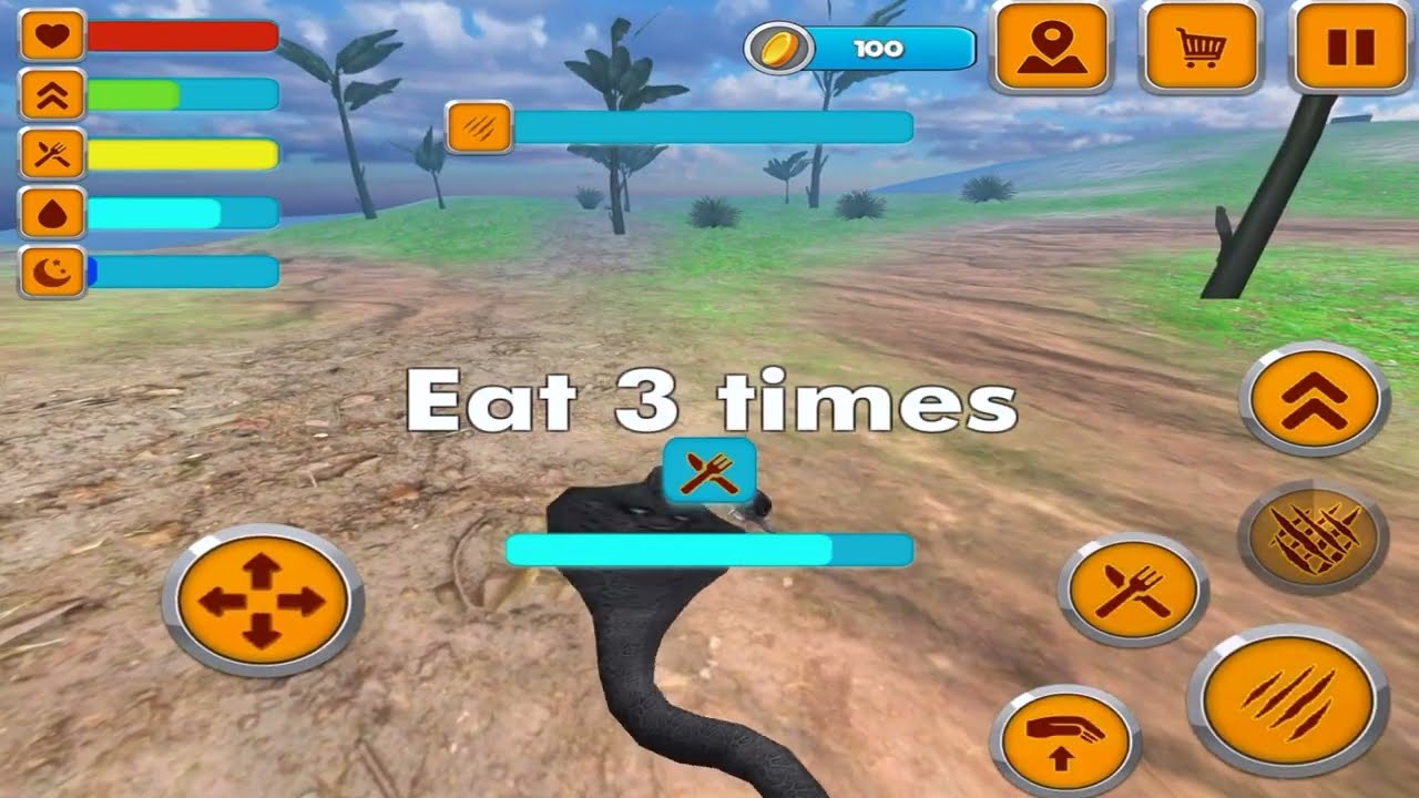 King Cobra Snake Survival Simulator 3D Mission Walkthrough