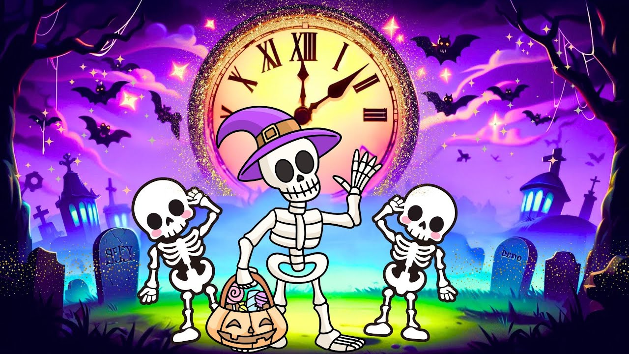 Chumbala Cachumbala Skeleton Dance |  A DESPERTAR 🎃 Versión Halloween |PUMPKIN KIDS LEARNING CHANNEL
