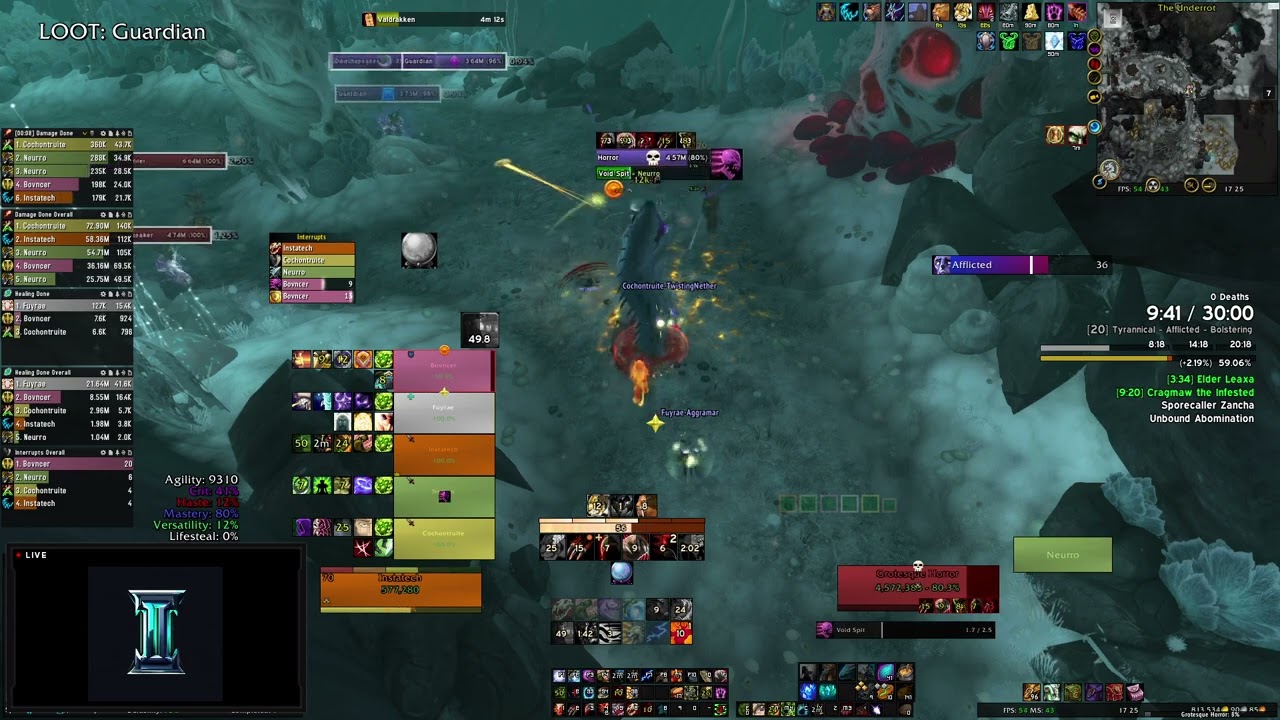 Underot +20 Feral World of Warcraft