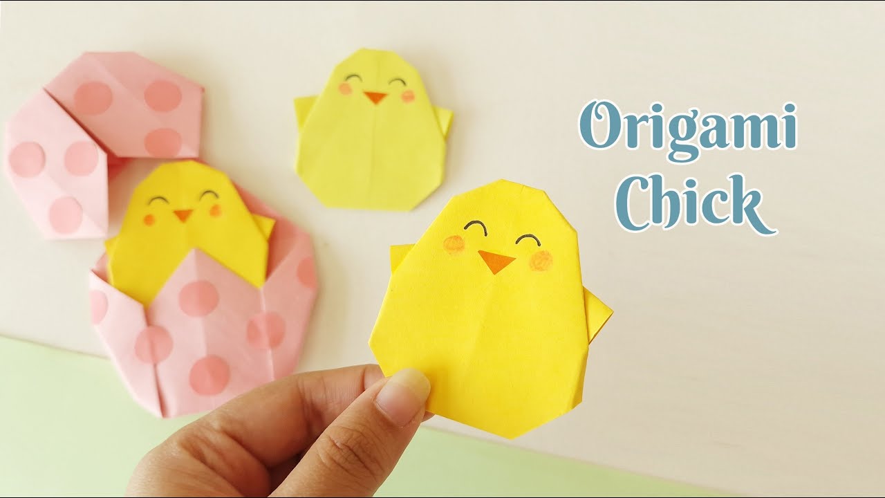 Easy Origami Chick | Origami Tutorial for Beginners | Easter Craft Ideas | Paper Craft Ideas