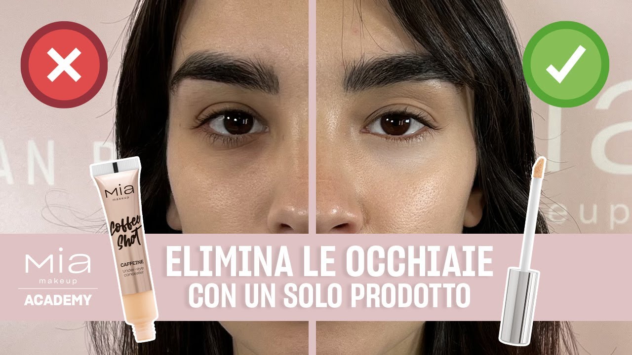 Come eliminare le #occhiaie istantaneamente con il #correttore | Mia Makeup Academy #makeuptutorial