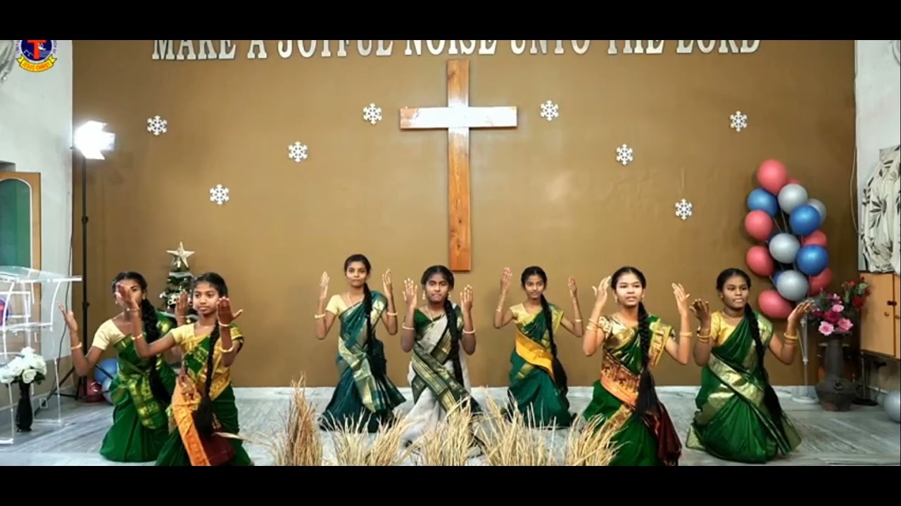 David pattanamandu raraju puttinadu  దావీదు పట్టణమందు రారాజు పుట్టినాడు song dance (christmas dance)