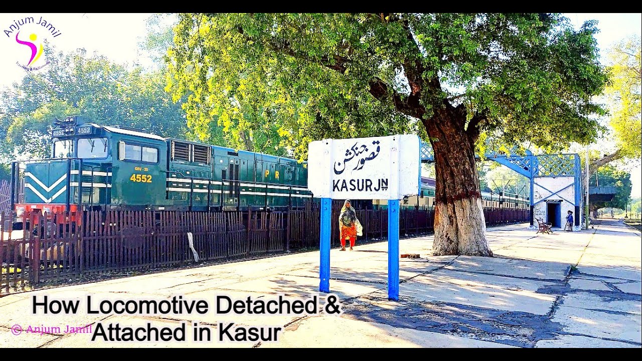 How Locomotive is attached | Kasur | Fareed Express | Railways | Travel Pakistan with Anjum Jamil