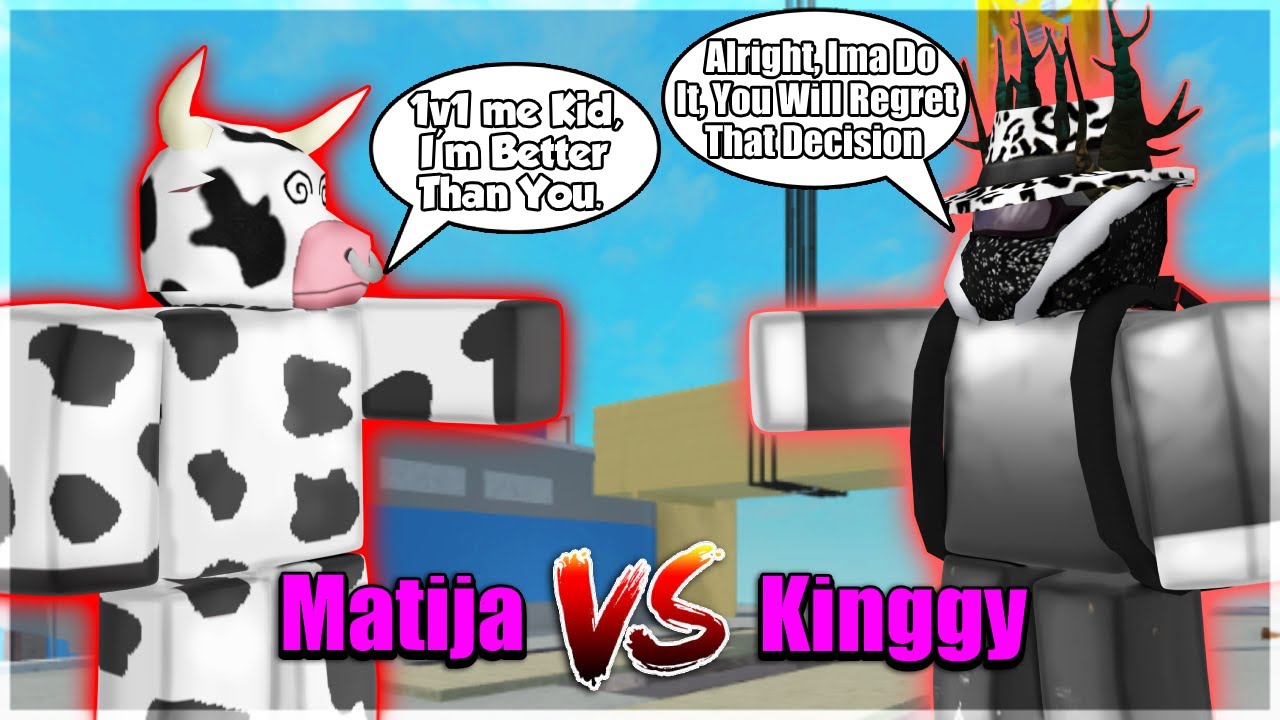 So, I 1v1'd a Toxic Player in Arsenal.. [Kinggy vs Matija] | Roblox