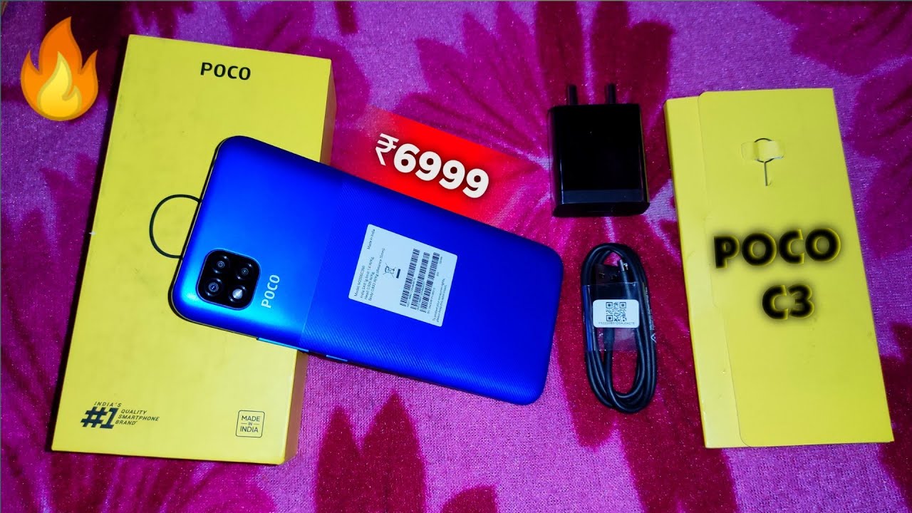 Poco C3 Unboxing And Quick Review | Triple Camara | ₹6999 ⚡🔥🔥