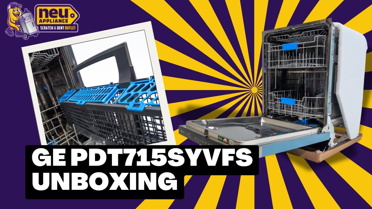 GE Profile PDT715SYVFS Dishwasher Unboxing | Bottle Jets & Third Rack!