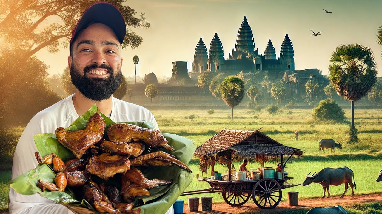 Street Food Tour Around Angkor Wat in Cambodia 🇰🇭
