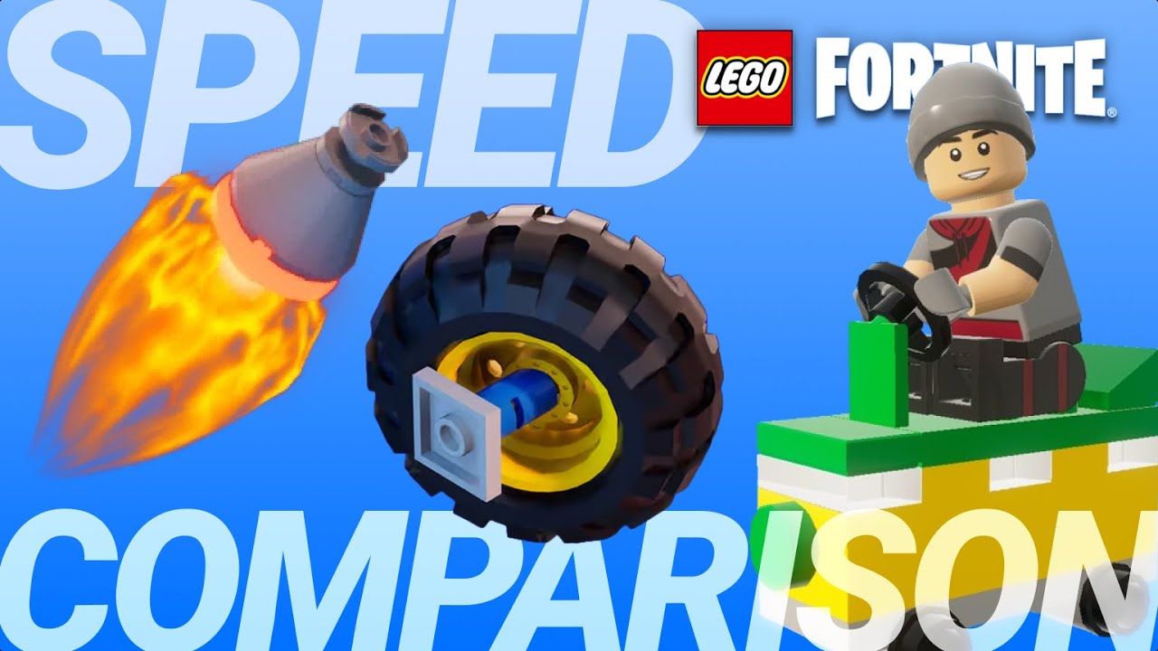 Speed Comparison Test Results !! Lego Fortnite