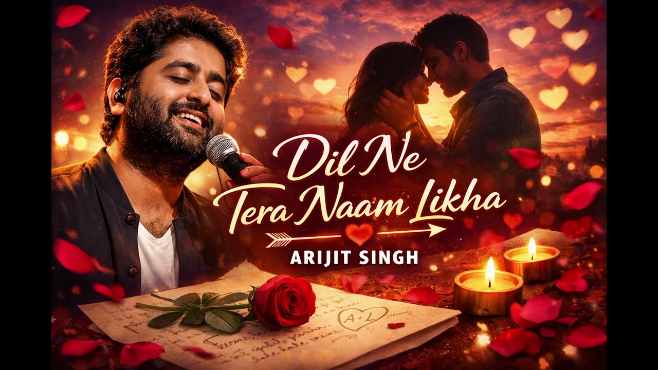 Dil Ne Tera Naam Likha ❤️ | Romantic Love Song | Arijit Singh Style | New Bollywood Song 2026