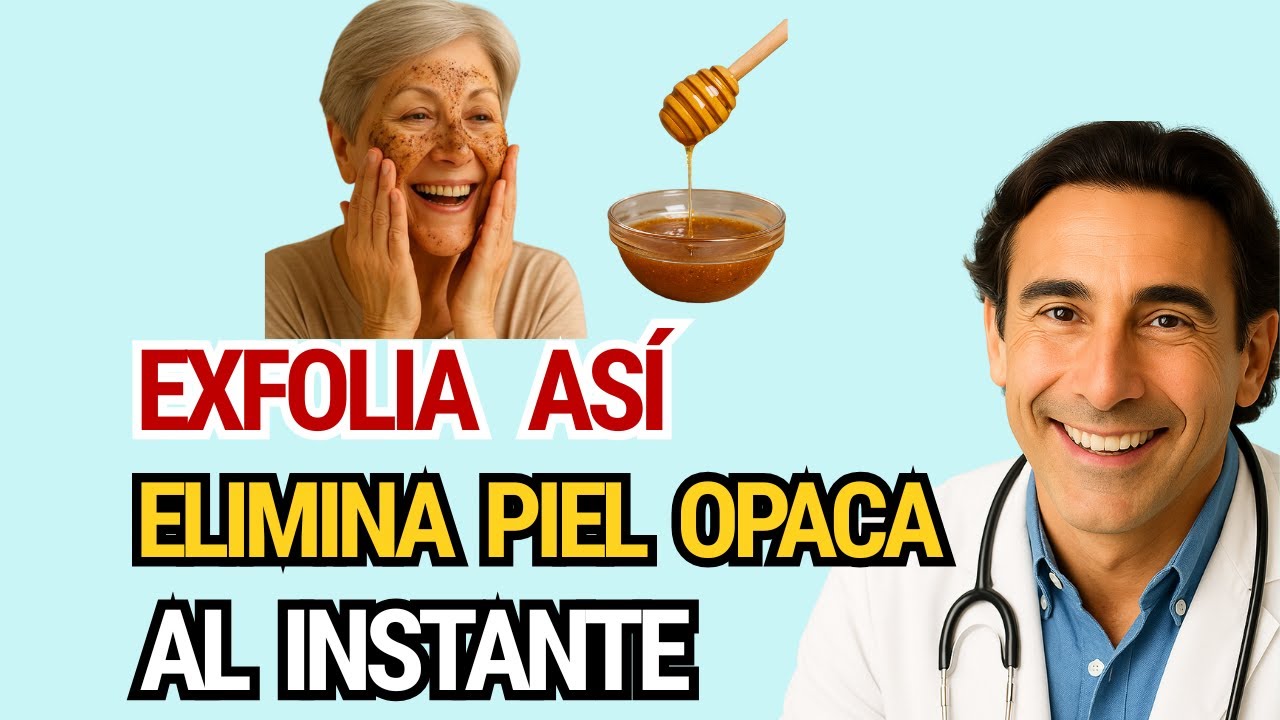 Antes de lavar tu cara, mezcla esto con miel: el exfoliante natural que rejuvenece la piel 60+