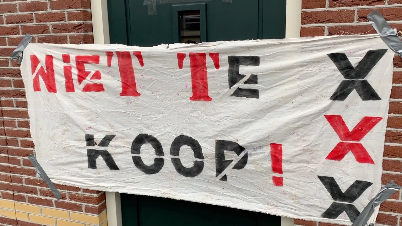FLITSACTIES 'NIET TE KOOP' - Weidestraat
