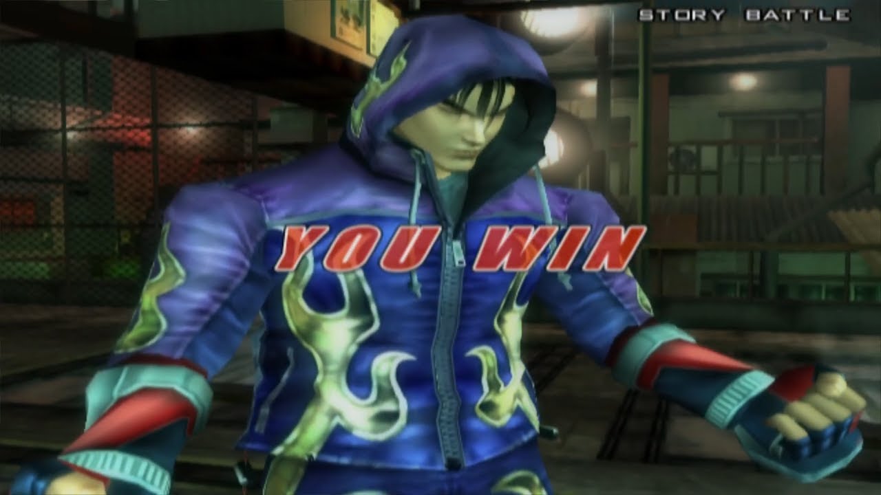 Tekken 5 - Jin Kazama - Story Mode - HD - 60 FPS