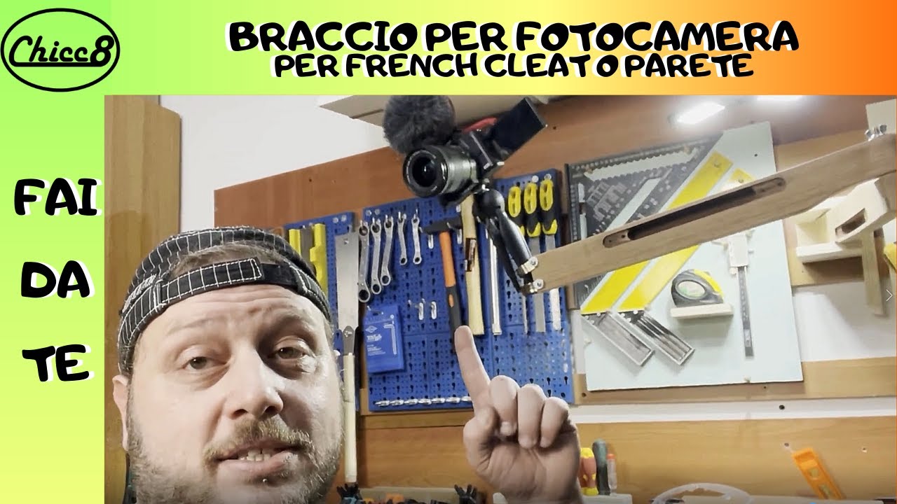 BRACCIO PER FOTOCAMERA 📷  | FAI DA TE 🛠️