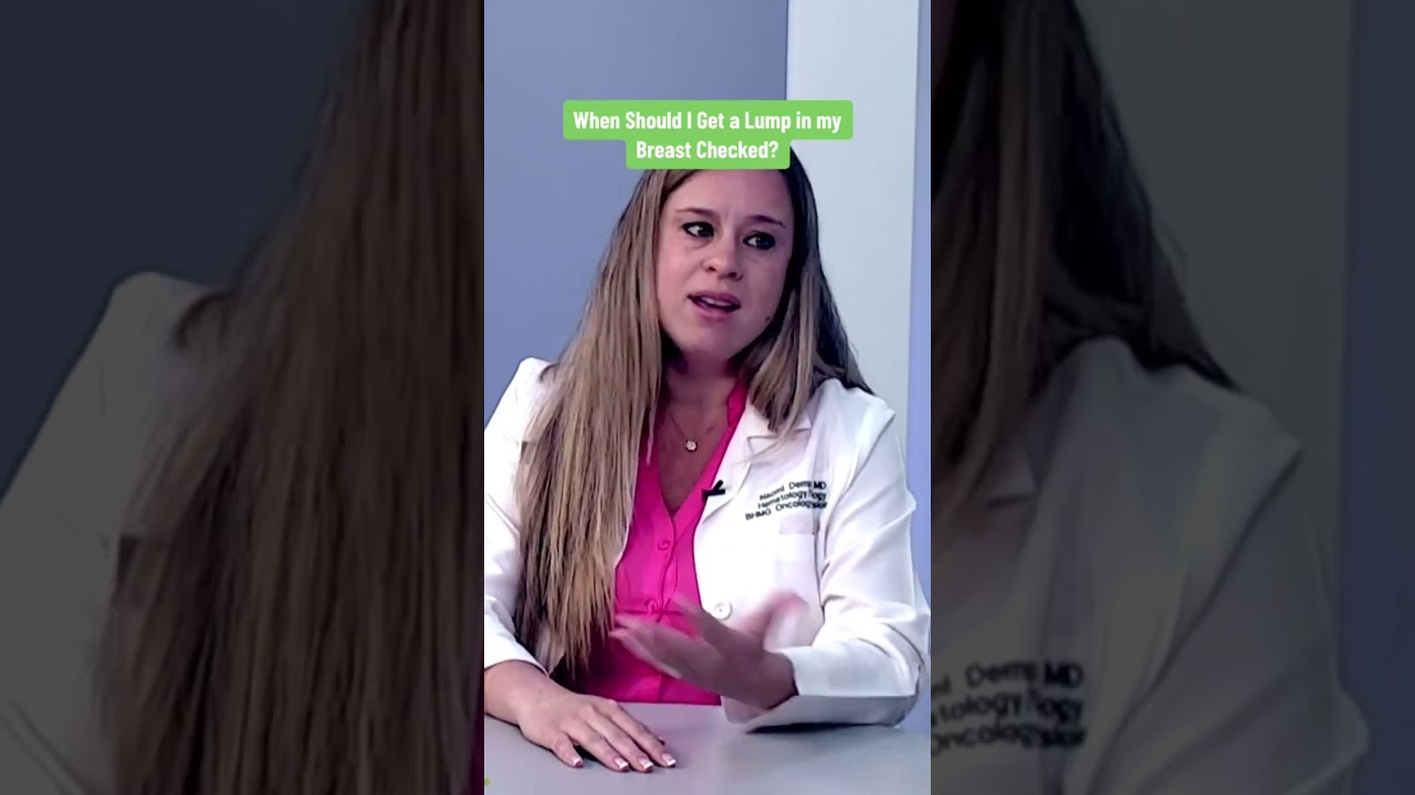 When Should I Get a Lump in my Breast Checked? #shorts
