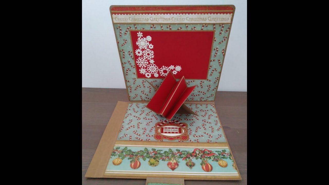 Album Noël pop up scrapbooking 